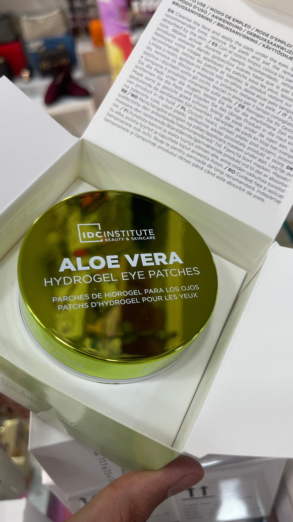 IDC INSTITUTE Hydrogel Eye Patch Aloe Vera