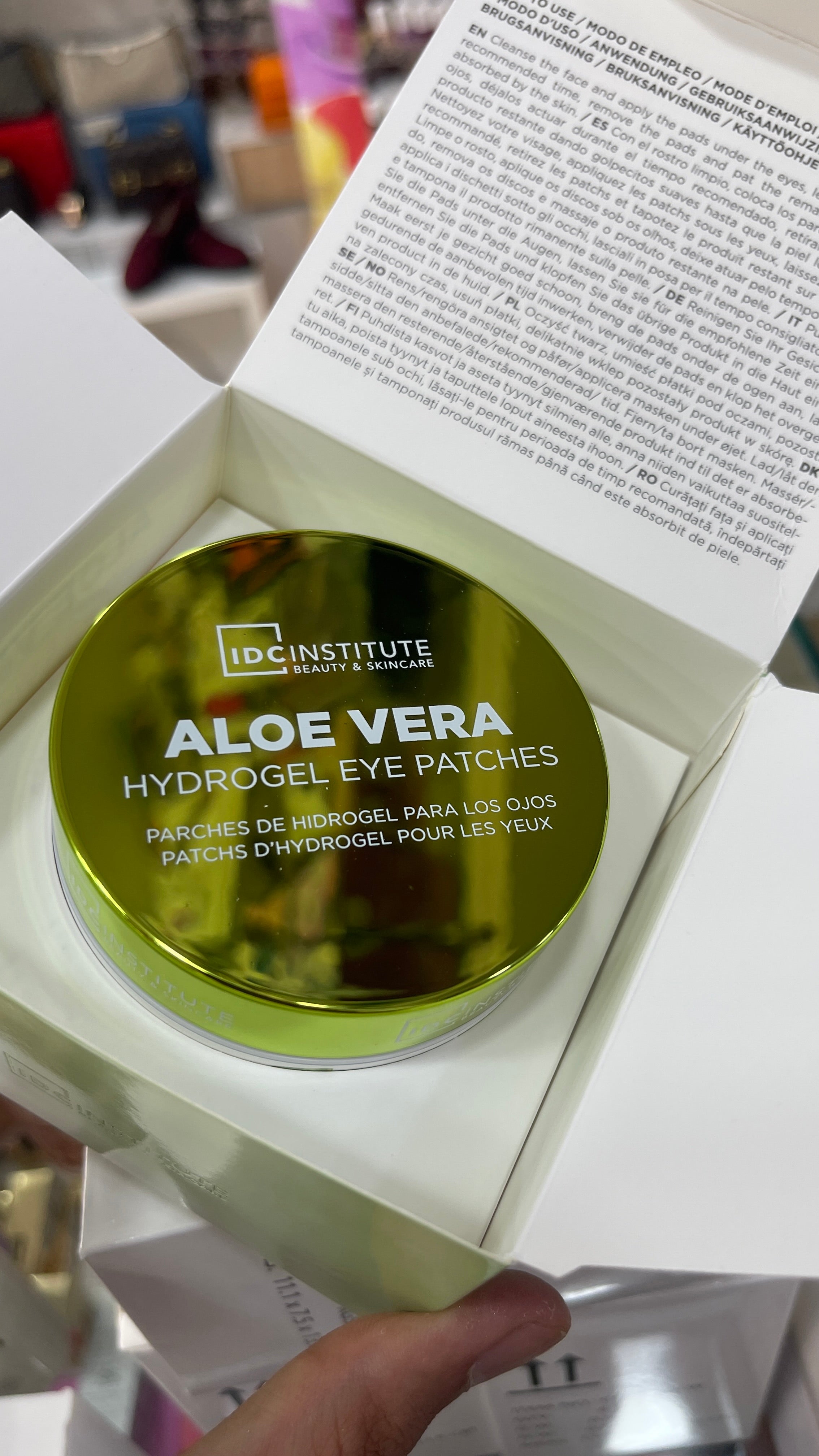 IDC INSTITUTE Hydrogel Eye Patch Aloe Vera