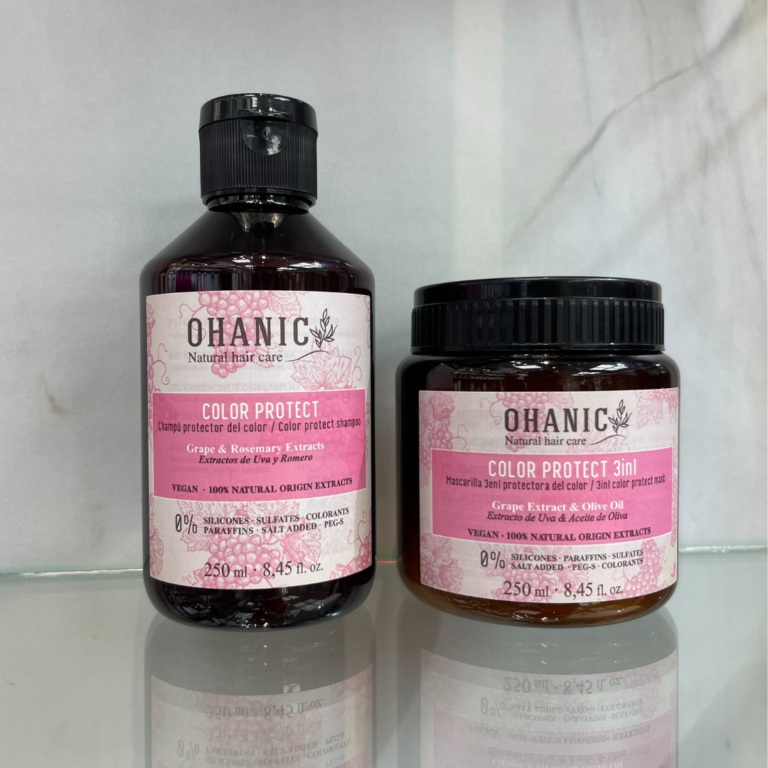Ohanic Shampoing + Masque Naturel Professional 0.% SULFATE 0.% PARABEN