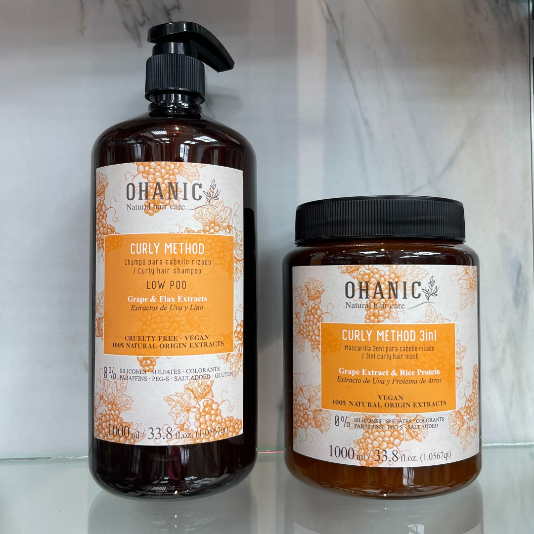 Ohanic Shampoing + Masque Naturel Professional 0.% SULFATE 0.% PARABEN