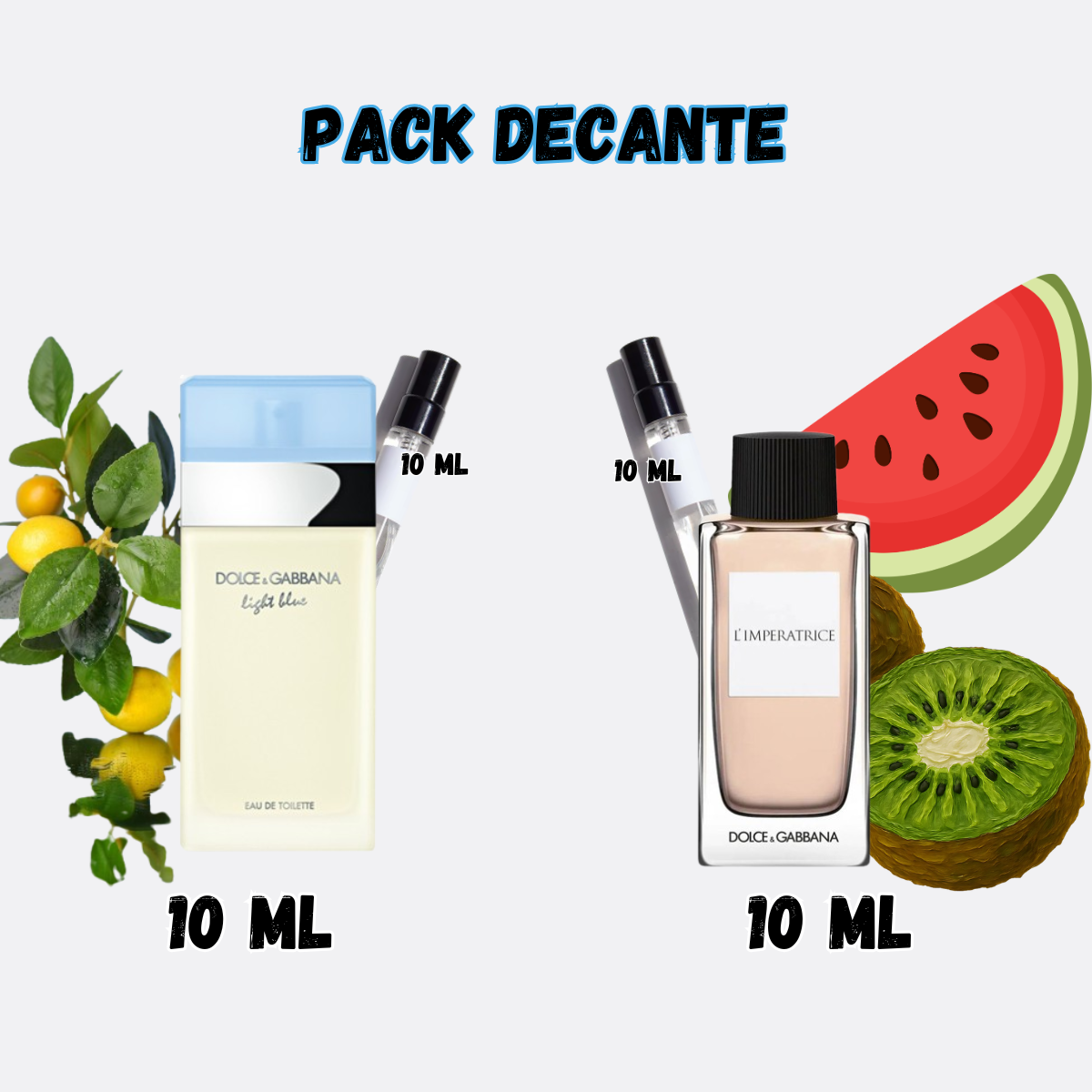 light blue 10 ML + L'ilperatrice 10 ML