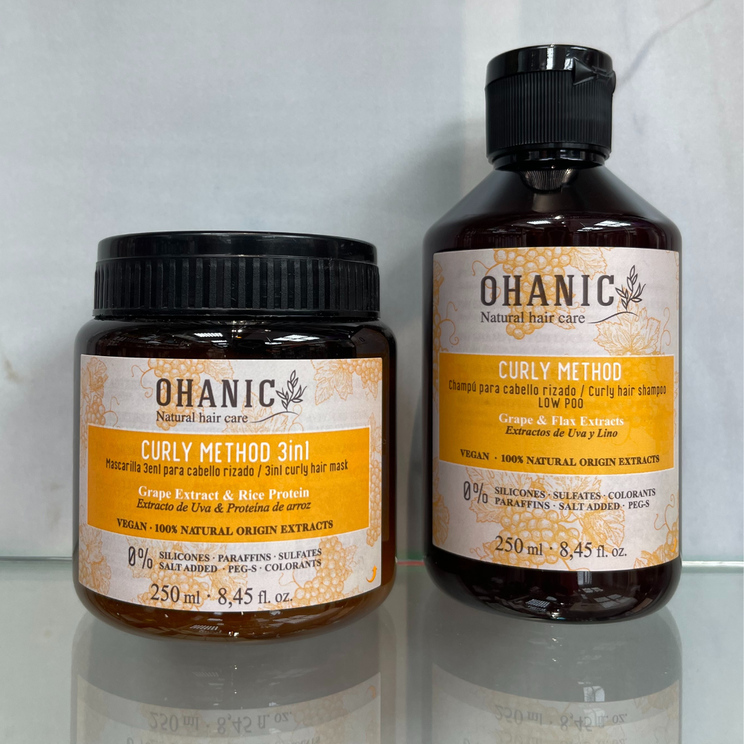 Ohanic Shampoing + Masque Naturel Professional 0.% SULFATE 0.% PARABEN