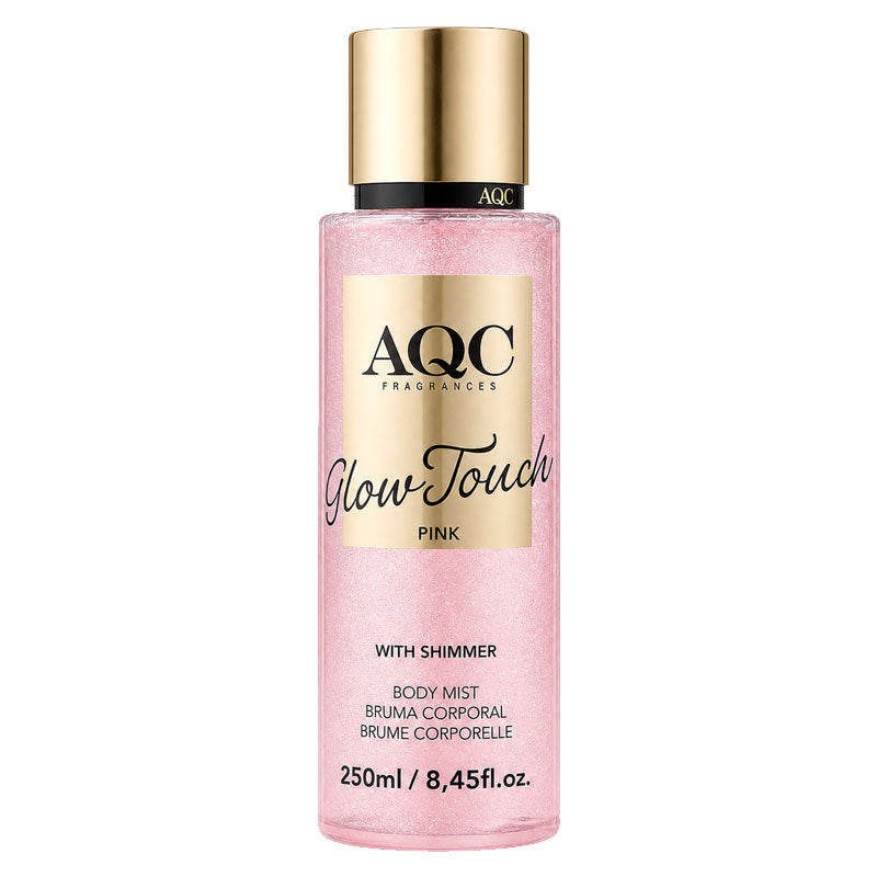 AQC FRAGRANCES GLOW TOUCH Acqua corpo glitterata 250ml – pink