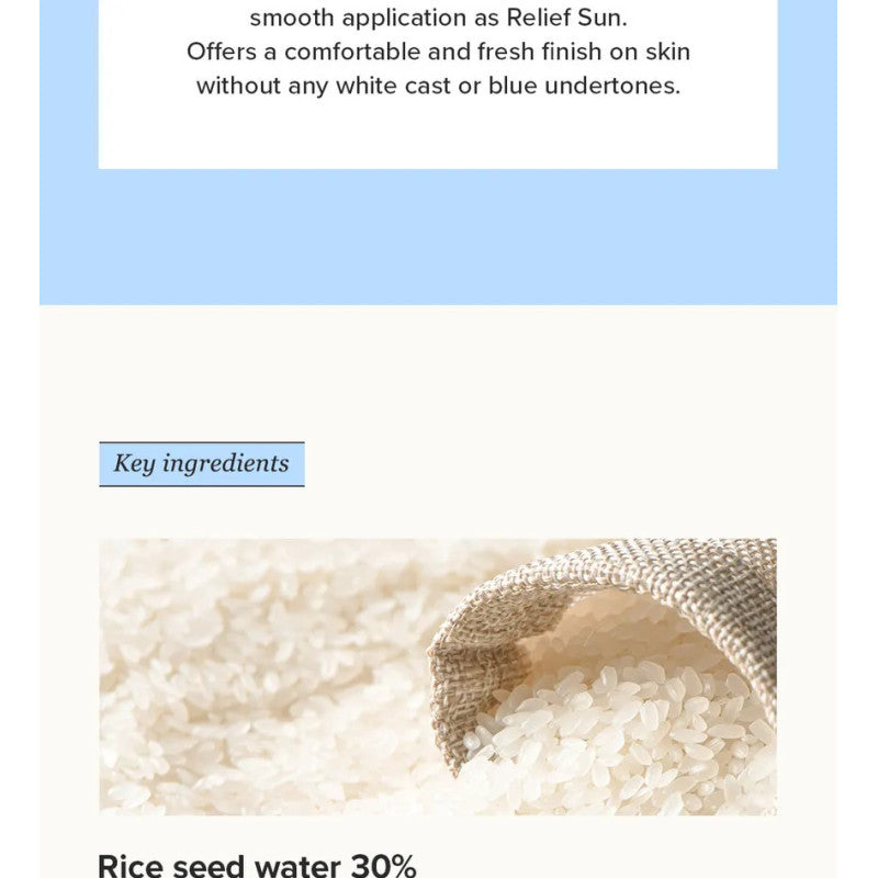 BEAUTY OF JOSEON - Relief Sun Aqua-fresh Sunscreen SPF50+ PA++++